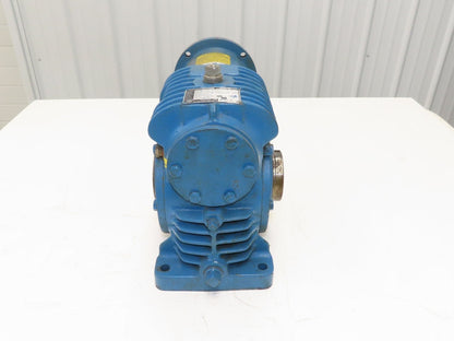 Cone Drive MSH030-1 Worm Gearbox 60:1 Reducer 19rpm 1.15Hp 1-1/2" Hollow Shaft