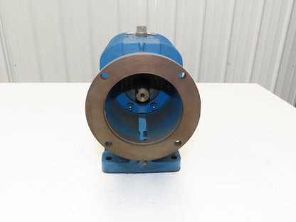 Cone Drive MSH030-1 Worm Gearbox 60:1 Reducer 19rpm 1.15Hp 1-1/2" Hollow Shaft