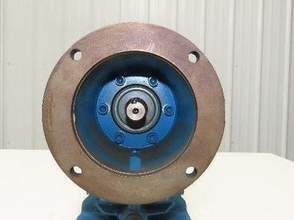 Cone Drive MSH030-1 Worm Gearbox 60:1 Reducer 19rpm 1.15Hp 1-1/2" Hollow Shaft