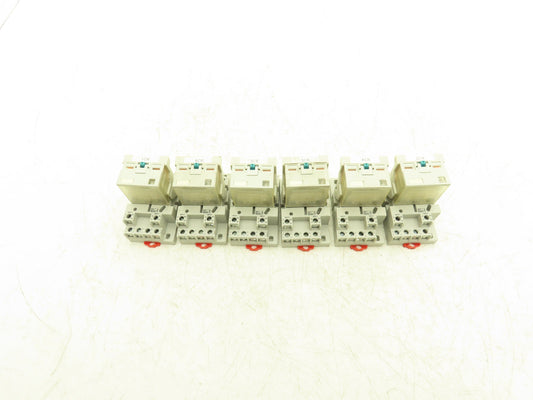 Automation Direct 784-4C-24D Control Relay 15A 277V 4PDT 4NO 4NC 24VDC Lot of 6