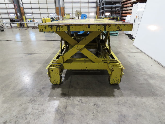 Weld Bilt Hydraulic Scissor Lift Table 10000lb 5 Ton 24" Travel 60x132" 3Ph