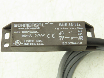 Schmersal BNS 33-11z Magnetic Safety Switch Sensor 100VAC Lot of 4