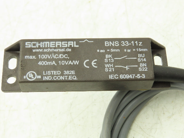 Schmersal BNS 33-11z Magnetic Safety Switch Sensor 100VAC Lot of 4