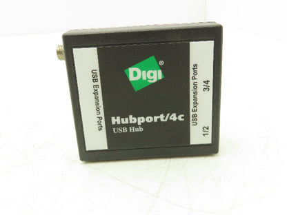 Digi International 301-1010-44 Hubport 4C 5.5-30VDC USB Four Port No Cords Incl
