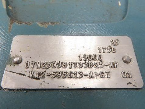 US Motors 0TN2503S1T33D25-AP Gearbox 25:1 Reducer 70rpm LH Output 19000 In-Lb