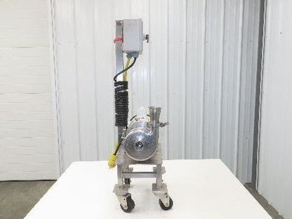 SPX Waukesha C114 Stainless Sanitary Centrifugal Pump 1.5x1.5" 1Hp 115/230V 1PH