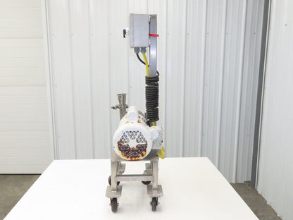 SPX Waukesha C114 Stainless Sanitary Centrifugal Pump 1.5x1.5" 1Hp 115/230V 1PH