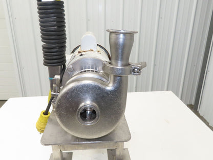SPX Waukesha C114 Stainless Sanitary Centrifugal Pump 1.5x1.5" 1Hp 115/230V 1PH