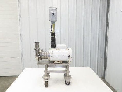 SPX Waukesha C114 Stainless Sanitary Centrifugal Pump 1.5x1.5" 1Hp 115/230V 1PH