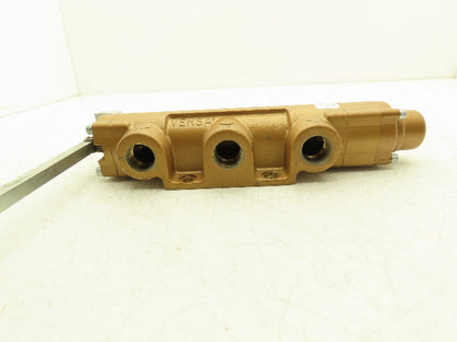 Versa VLB-4604-28B Pneumatic Air Hand Lever Valve 200psi 3/4" Ports