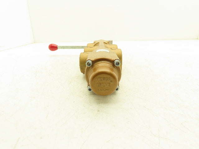 Versa VLB-4604-28B Pneumatic Air Hand Lever Valve 200psi 3/4" Ports