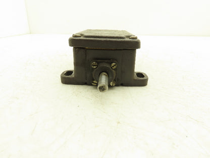 Schmersal MSP 452-11/11Y Rotating Spindle Limit Switch 250V 6A 10mm" Shaft