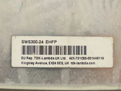 Lambda SWS300-24 Power Supply 24VDC 13A Output 100-240VAC 4A Input