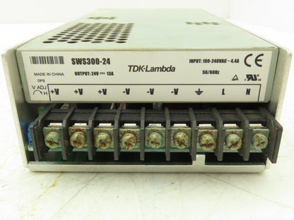 Lambda SWS300-24 Power Supply 24VDC 13A Output 100-240VAC 4A Input