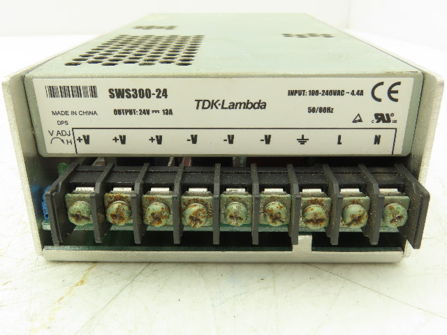 Lambda SWS300-24 Power Supply 24VDC 13A Output 100-240VAC 4A Input