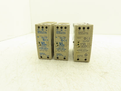 Idec PS5R-SE24 PS5R-SF24 Power Supply 24VDC 5A 3.75A Mixed Lot of 3