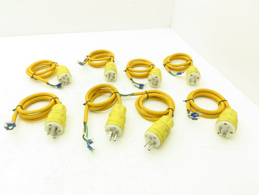 Leviton N/A Industrial Extension Cord Plug & Terminal Connectors 16AWG Lot of 8