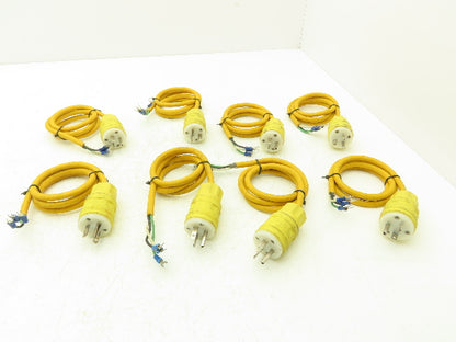 Leviton N/A Industrial Extension Cord Plug & Terminal Connectors 16AWG Lot of 8
