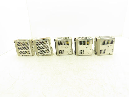 Omron S8VS DIN Rail Power Supply 24VDC 7.5A 5A Out 100-240VAC 1Ph In Lot of 5