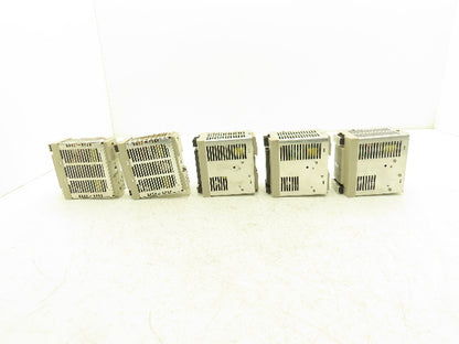 Omron S8VS DIN Rail Power Supply 24VDC 7.5A 5A Out 100-240VAC 1Ph In Lot of 5