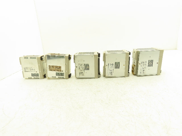 Omron S8VS DIN Rail Power Supply 24VDC 7.5A 5A Out 100-240VAC 1Ph In Lot of 5