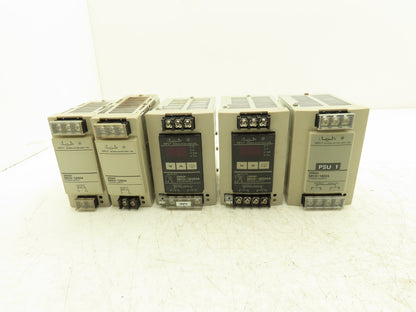 Omron S8VS DIN Rail Power Supply 24VDC 7.5A 5A Out 100-240VAC 1Ph In Lot of 5