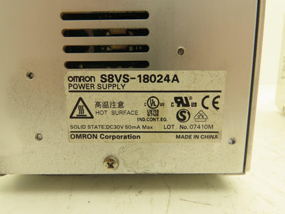 Omron S8VS DIN Rail Power Supply 24VDC 7.5A 5A Out 100-240VAC 1Ph In Lot of 5