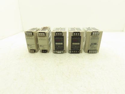Omron S8VS DIN Rail Power Supply 24VDC 7.5A 5A Out 100-240VAC 1Ph In Lot of 5