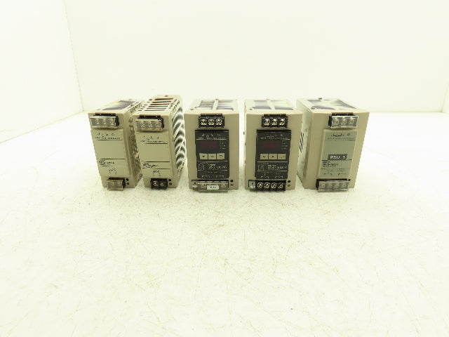 Omron S8VS DIN Rail Power Supply 24VDC 7.5A 5A Out 100-240VAC 1Ph In Lot of 5