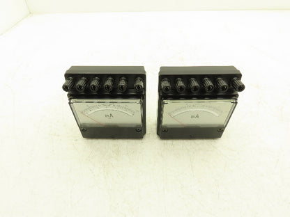 Yokogawa 2051-02 / 2051-03 Yew Ammeter Set 0-30mA & 0-1000mA Mixed Lot of 2