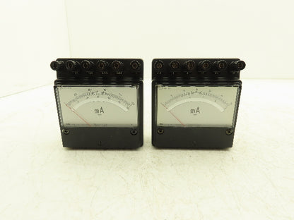 Yokogawa 2051-02 / 2051-03 Yew Ammeter Set 0-30mA & 0-1000mA Mixed Lot of 2