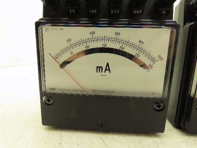 Yokogawa 2051-02 / 2051-03 Yew Ammeter Set 0-30mA & 0-1000mA Mixed Lot of 2