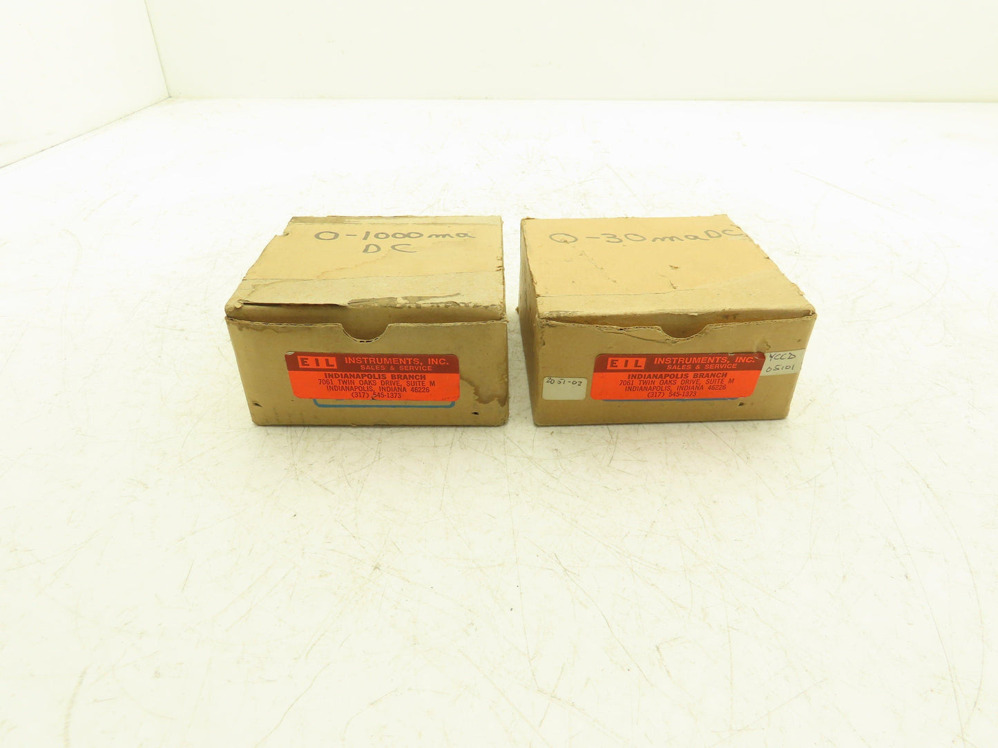 Yokogawa 2051-02 / 2051-03 Yew Ammeter Set 0-30mA & 0-1000mA Mixed Lot of 2
