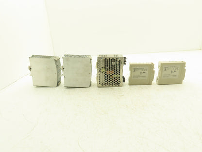 Sola Rhino Omron DIN Mountable Power Supplies 24VDC 2A/2.5A/5A Mixed Lot of 5