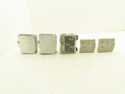 Sola Rhino Omron DIN Mountable Power Supplies 24VDC 2A/2.5A/5A Mixed Lot of 5