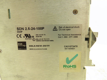 Sola Rhino Omron DIN Mountable Power Supplies 24VDC 2A/2.5A/5A Mixed Lot of 5