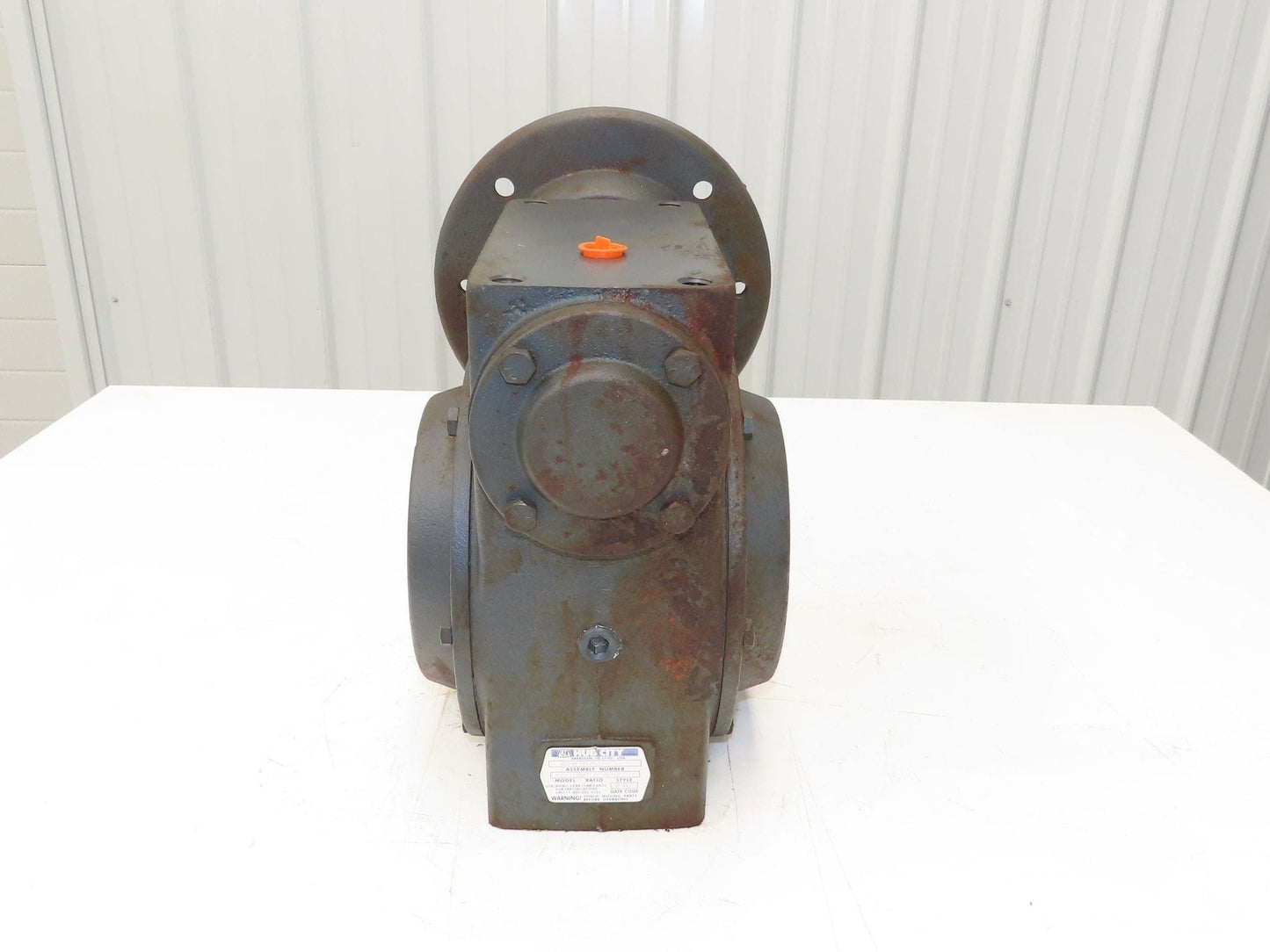 Hub City 455 Worm Gearbox 30:1 Reducer 7.4Hp 58rpm 182TC Hollow Shaft