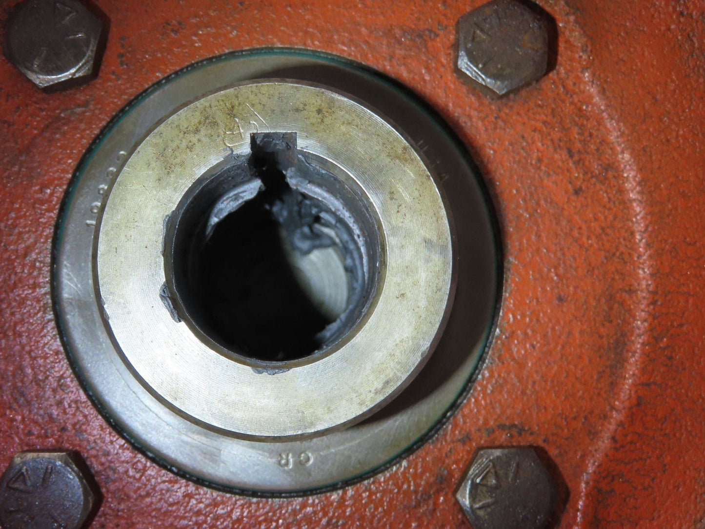 Hub City 455 Worm Gearbox 30:1 Reducer 7.4Hp 58rpm 182TC Hollow Shaft