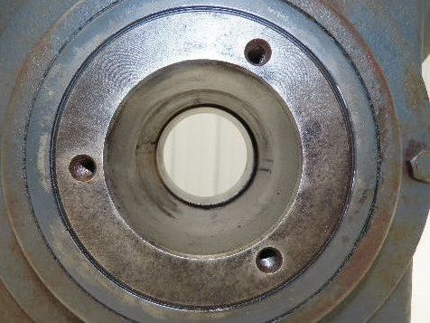 Hub City 455 Worm Gearbox 30:1 Reducer 7.4Hp 58rpm 182TC Hollow Shaft