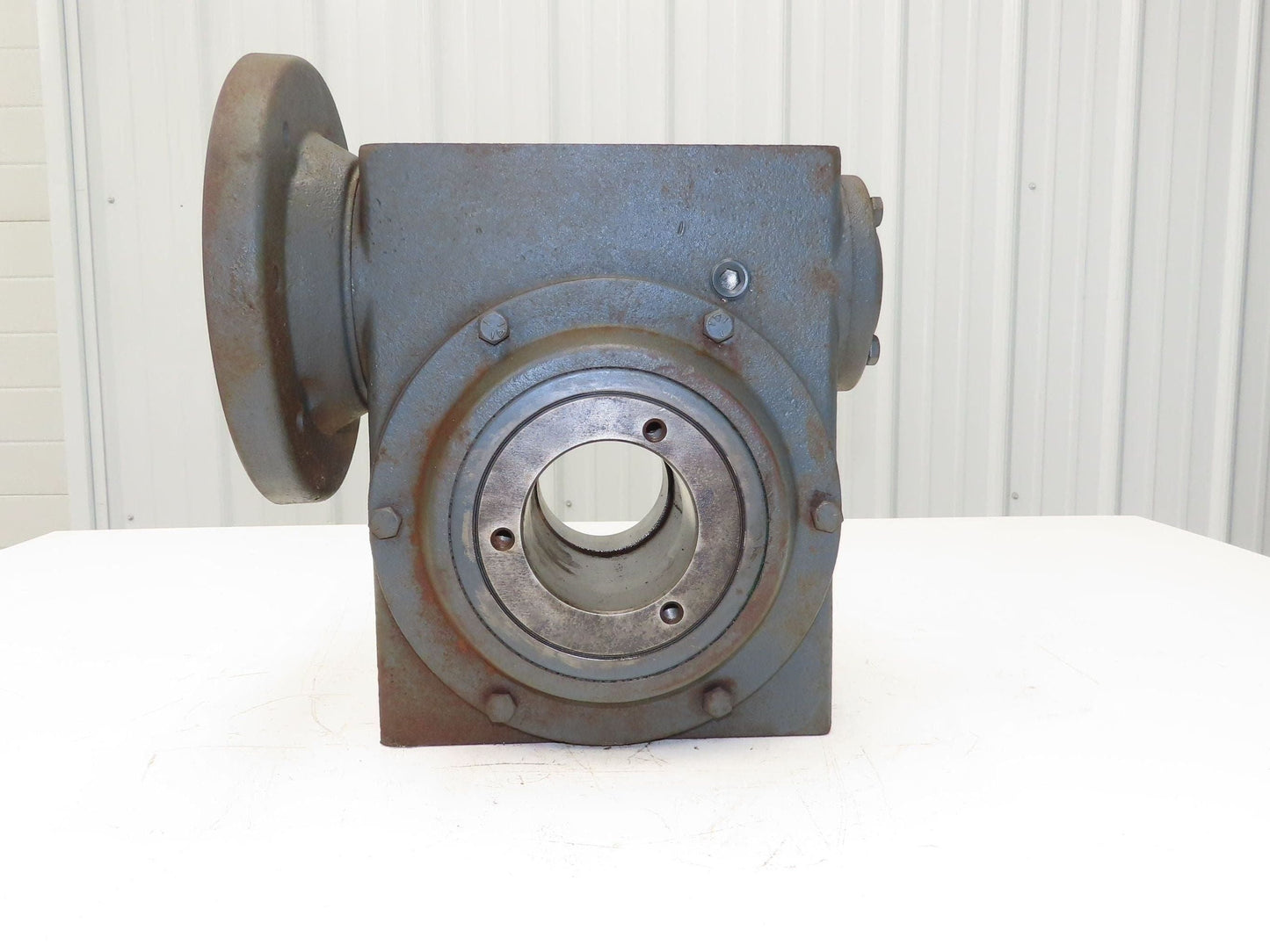 Hub City 455 Worm Gearbox 30:1 Reducer 7.4Hp 58rpm 182TC Hollow Shaft