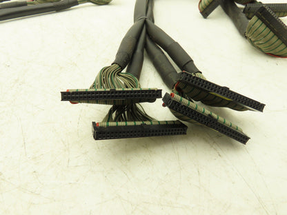 Fanuc NA 50-Pin Flat Ribbon Cable 30" Lot of 8