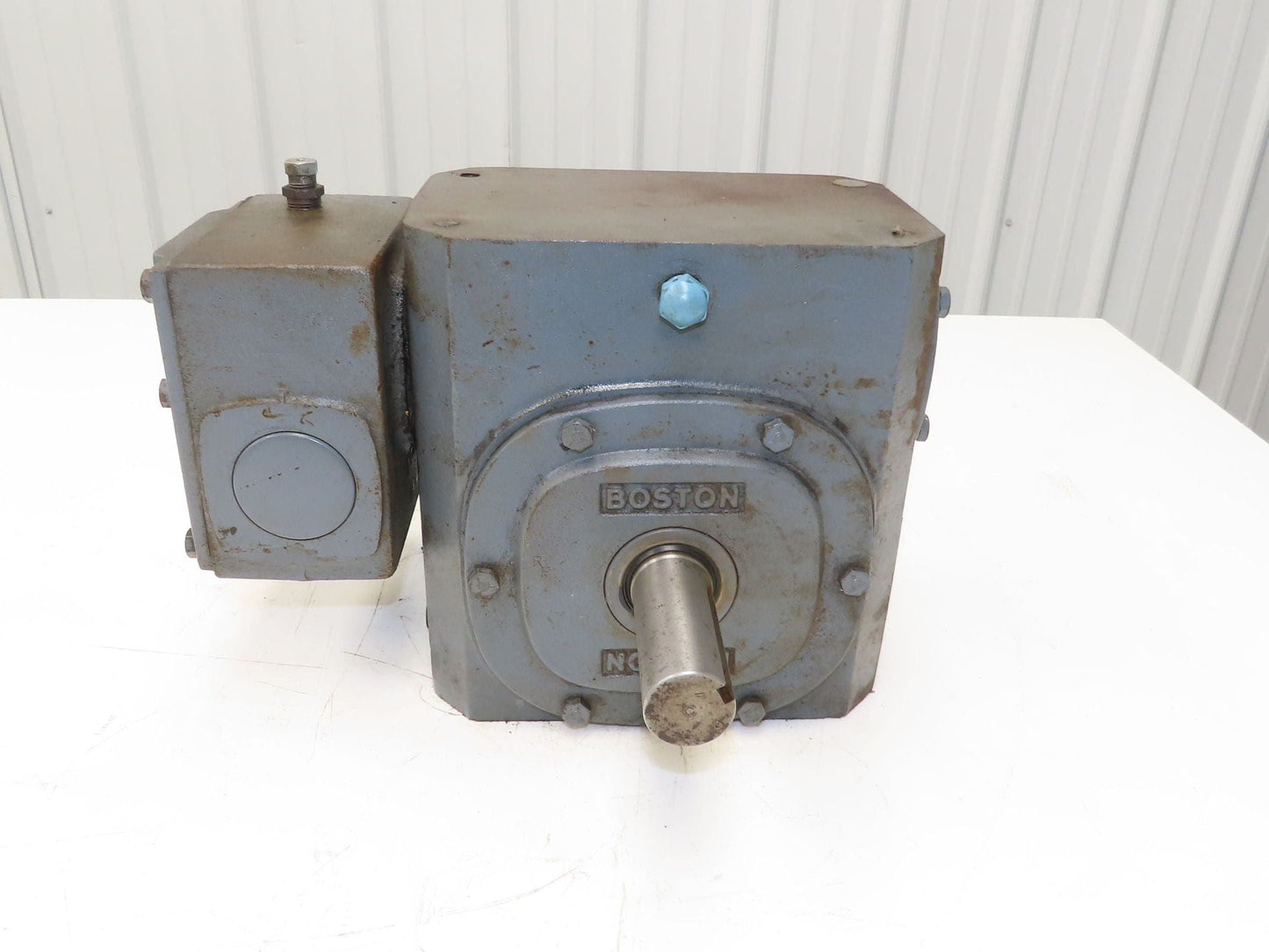 Boston Gear FWA732150B5G Worm Gearbox 150:1 Double Reduction 1Hp 11.6rpm LH 56C