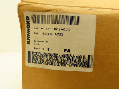 Raymond 136-002-073 Forklift Load Wheel Assembly 2 Wheel Adjustable Height