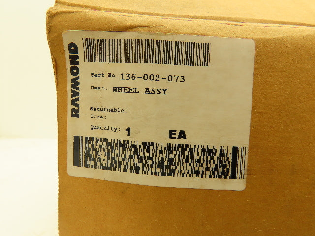 Raymond 136-002-073 Forklift Load Wheel Assembly 2 Wheel Adjustable Height