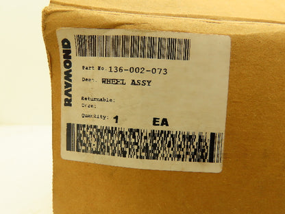 Raymond 136-002-073 Forklift Load Wheel Assembly 2 Wheel Adjustable Height