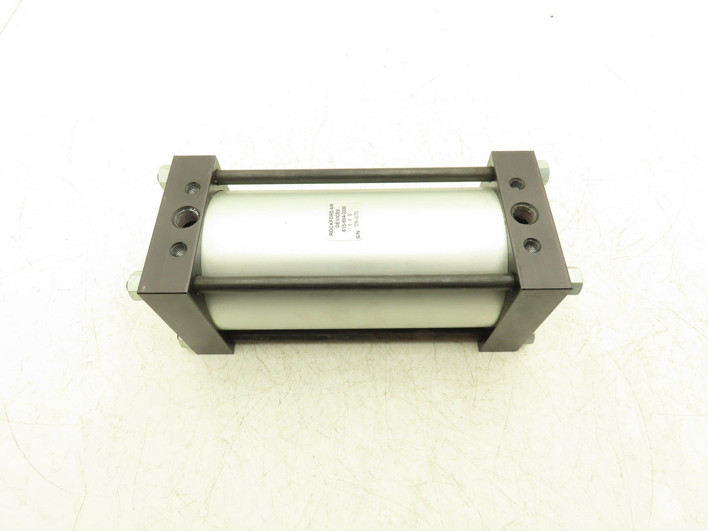 Rockford Air 09-570 Pneumatic Cylinder Booster Multiplier 4"W 8"H 1/2" NPT