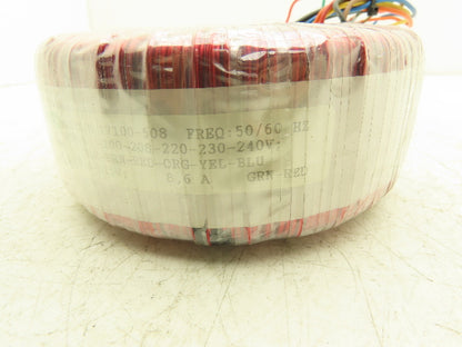 Tortran 17100-508 Stepdown Power Transformer 1 kVA 1Ph HV 240V LV115 989W 8.6A