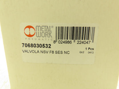 Metal Work 7068030532 Pneumatic Solenoid Air Valve Valvola NSV F8 SES NC 14mm