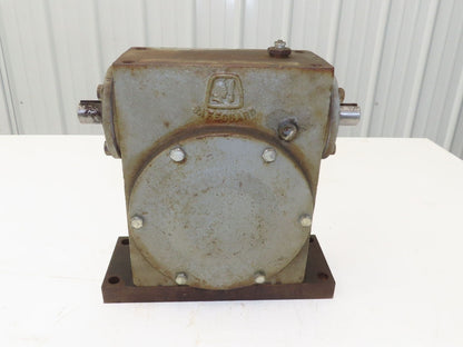 Hub City 381 PowerCube Worm Gearbox Drive 20:1 Reducer 7Hp 88rpm Dual Input