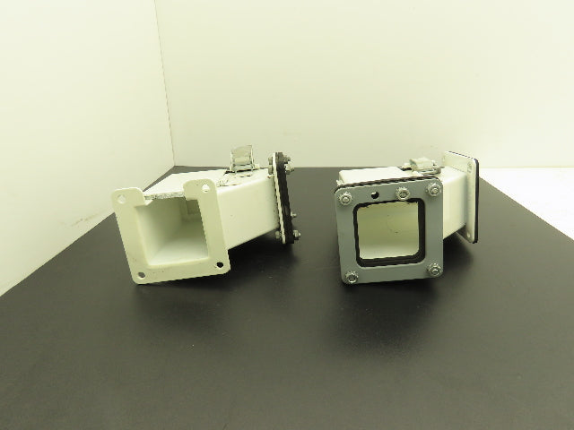Hoffman F22LE9A Lay In Wireway 2.5" By 2.5" 90° Elbow Cable Management Lot of 2